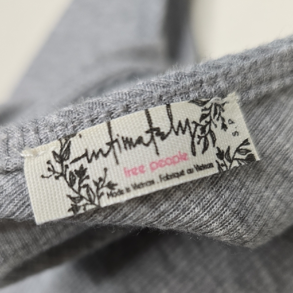 Free People Light Gray Tank Top - Picture 2 of 3